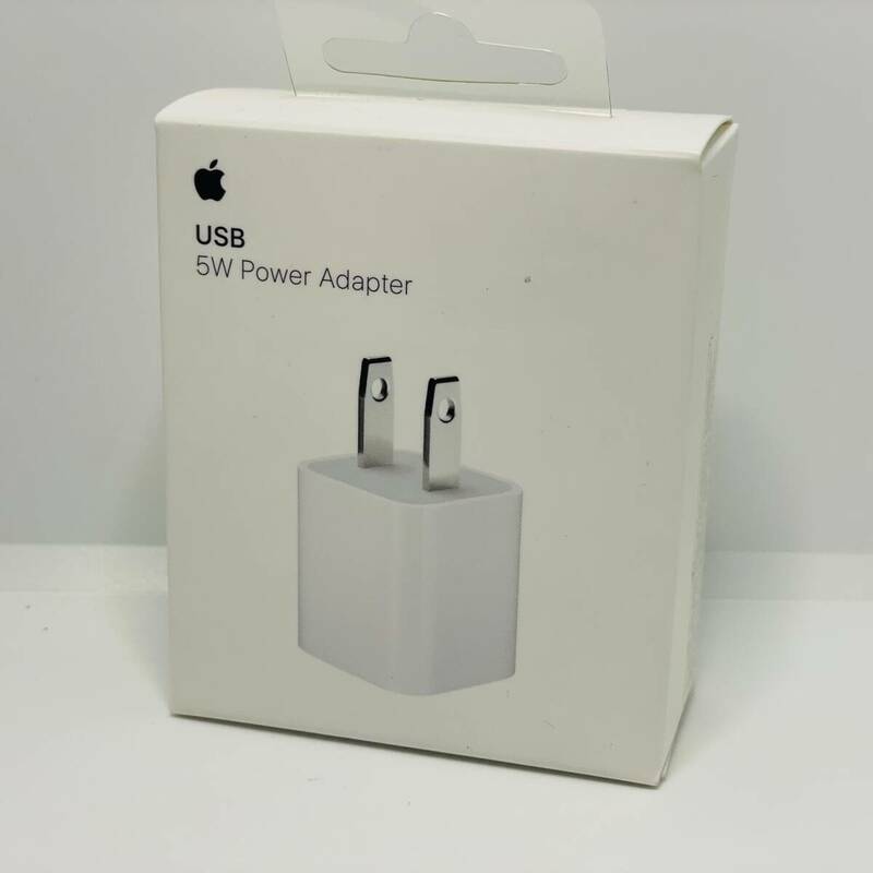 未開封 未使用品 アップル純正 5W Power Adapter A1385 USB 電源 アダプタ