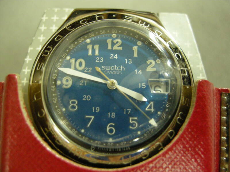 【未使用品】スウォッチ腕時計 IRONY アイロニー クォーツ YGS400GX アナログ表示 