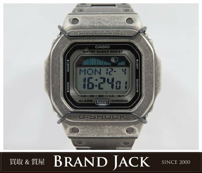 ◆CASIO カシオ G-SHOCK ジーショック GLX-5600 エイジング加工 ワイヤーガード 腕時計 ステンレス　値下げ
