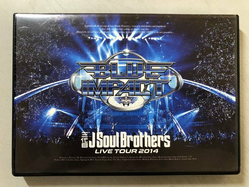 DVD　三代目 J Soul Brothers LIVE TOUR 2014　RZBD-59635-6　1円