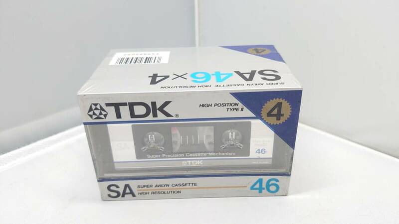 TDK SA 46 ハイポジションカセットテープ　TYPE-II 4本