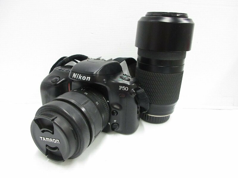 〇Nikon ニコン F50 オートフォーカス 一眼レフ フィルム カメラ レンズ TAMRON AF 28-70mm f3.5-4.5 / Tokina AF 100-300mm f5.6-6.7