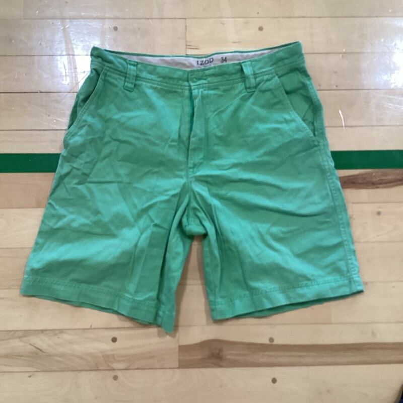 IZOD ショートパンツ ハーフパンツ Shorts グリーン メンズ　サイズ34 短パン 