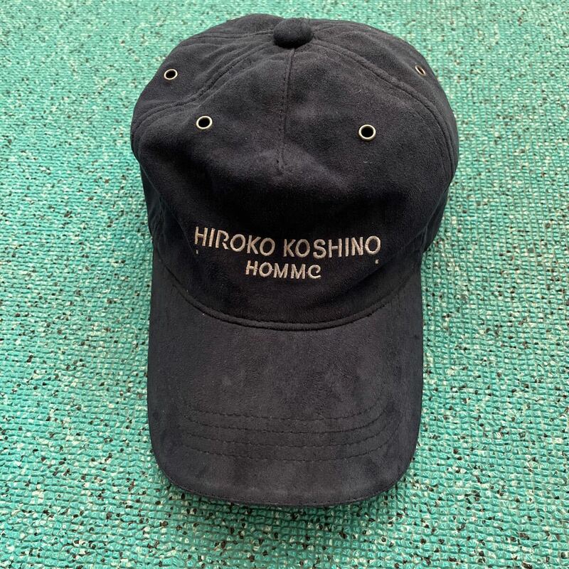HIROKO KOSHINO ブラック キャップ 帽子 サイズフリー