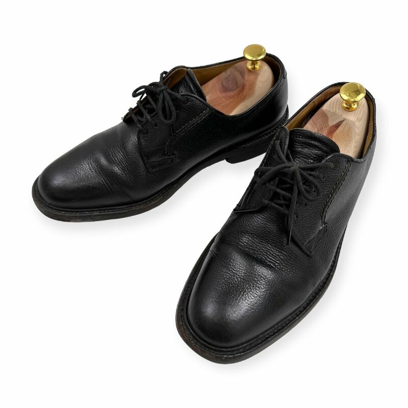 REGAL リーガル 本革 革靴 5ホール プレーントゥ レザーシューズ サイズ 25 1/2 /黒/ブラック/2509 0827