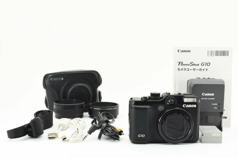 ★極上品★キャノン Canon PowerShot G10 ブラック コンパクトデジタルカメラ L1500#2898