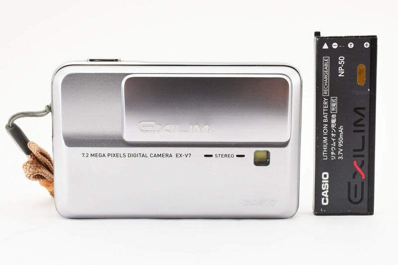 ★極上品★カシオ Casio EX-V7 シルバー コンパクトデジタルカメラ L498#2978