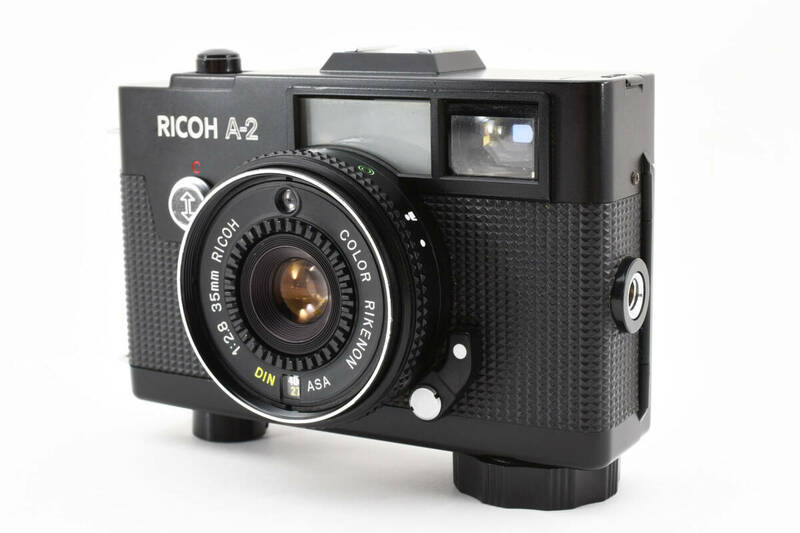 ★外観美品★リコー RICOH A-2 ブラック RIKENON 35mm F2.8 L77#3033