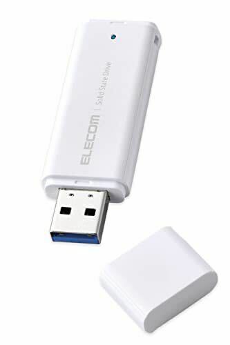 エレコム 外付けSSD 1TB ポータブル USB 5Gbps / USB3.2（Gen2）対応 小型 キャップ式 ホワイト ES