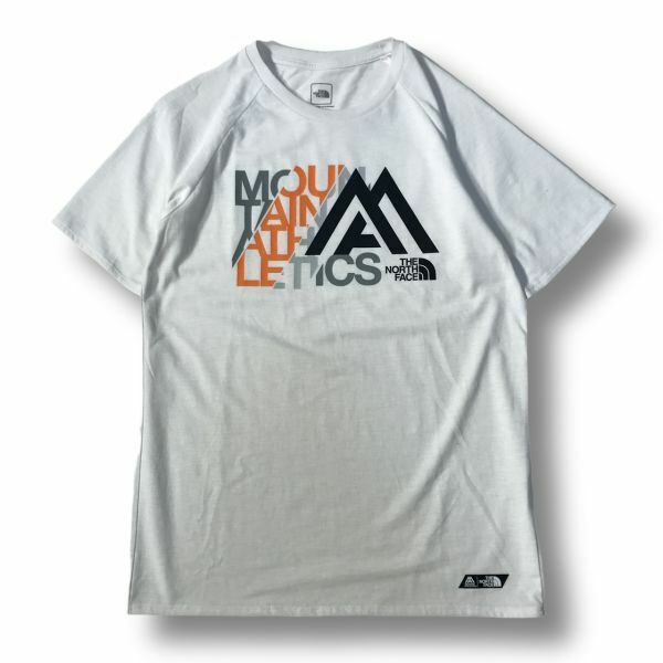 《良品◎》THE NORTH FACE ノースフェイス★フロントデザイン*Tシャツ*カットソー*ホワイト*サイズS(MS2986)◆YP