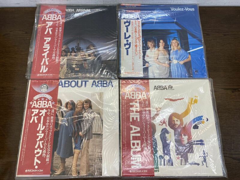 I★ 帯付 洋楽 ABBA アバ LP レコード 4枚 おまとめセット DSP5102 DSP5110 DSP5108 DSP5105