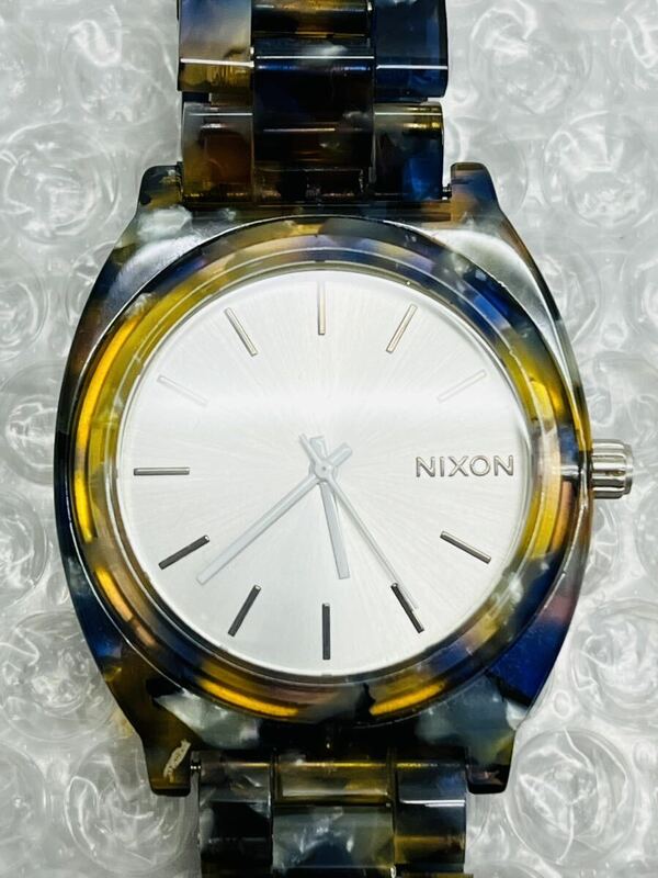 I♪ NIXON ニクソン MORE IS MORE ウォーターカラー THE TIME TELLER ACETATE タイムテラー アセテート レディース腕時計 腕時計 時計 