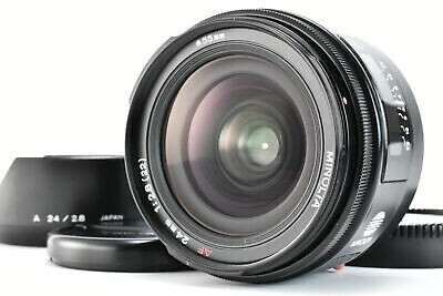 【美品】Minolta ミノルタ AF 24mm f/2.8 Minolta Wide Angle Lens Sony A オートフォーカス レンズ #2 EF-TN-JP324