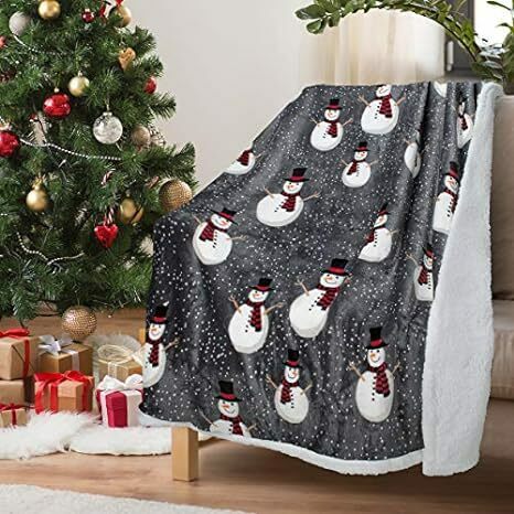 Catalonia ひざ掛け 2枚合わせ あったか 毛布 ハーフサイズ 北欧風 ソファー ブランケット クリスマスプレゼント ボア