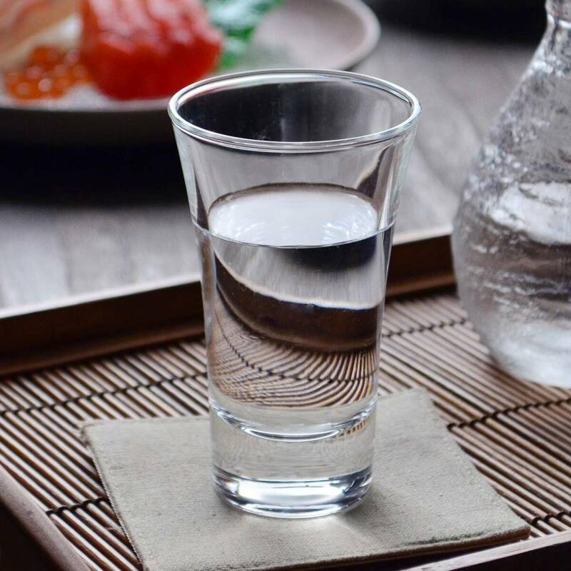 6個セット シンプル スマート グラス 洗練された 透明 日本酒 冷酒 普段使い パーティー 飲み会 冷酒グラス 宅飲み 日本製 ガラス製