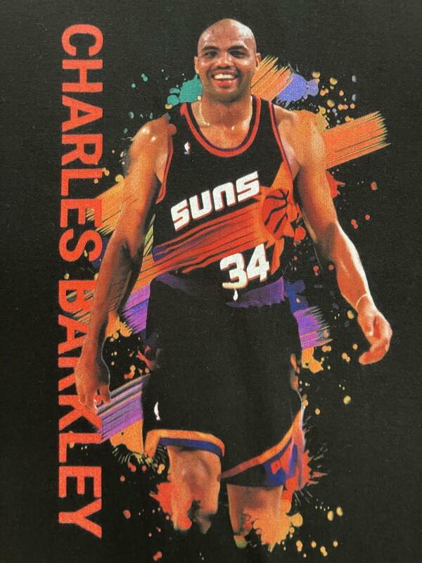 【未使用品】 BARKLEY ＃34 チャールズ・バークレー★NBA SUNS フェニックス・サンズ　ユニフォーム ゲームシャツ ジャージ　XL　美品