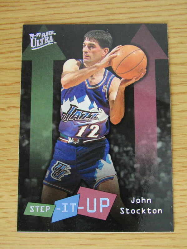 96-97s ジョン・ストックトン JAZZ ユタ・ジャズ NBA トレーディングカード