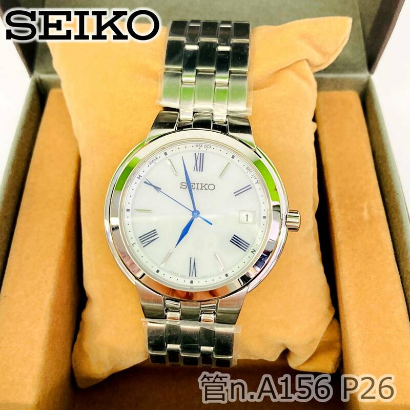 【未使用】SEIKO セイコー　石川製作所100周年記念モデル　ソーラー 電波 腕時計 アナログ ステンレス　7B62-0AA0　2021年10月