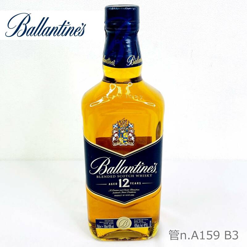 【未開封】 Ballantine’s　バランタイン12年　700ml　ウイスキー　スコットランド　Alc.40％