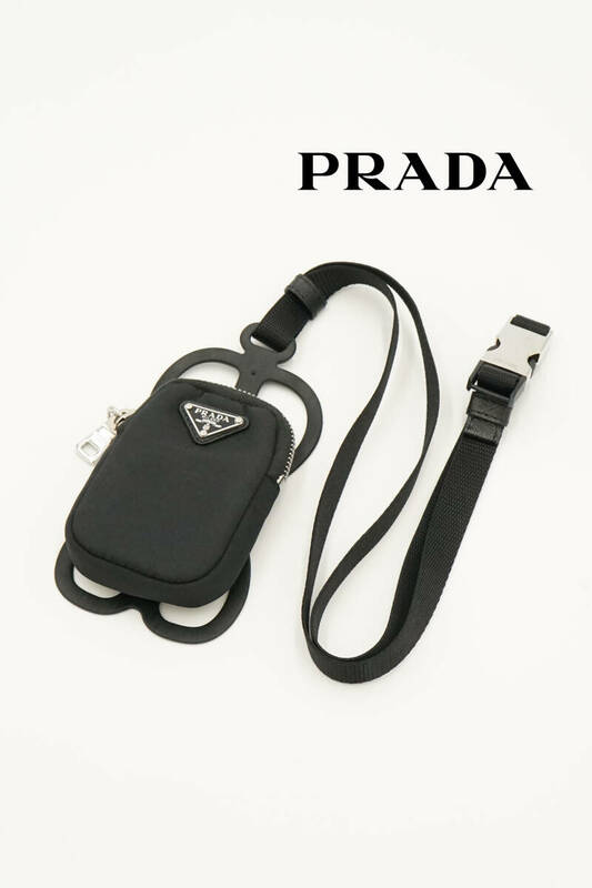 PRADA プラダ ラバー スマートフォンケース ナイロン ポーチ付き 1ZT016 0506963