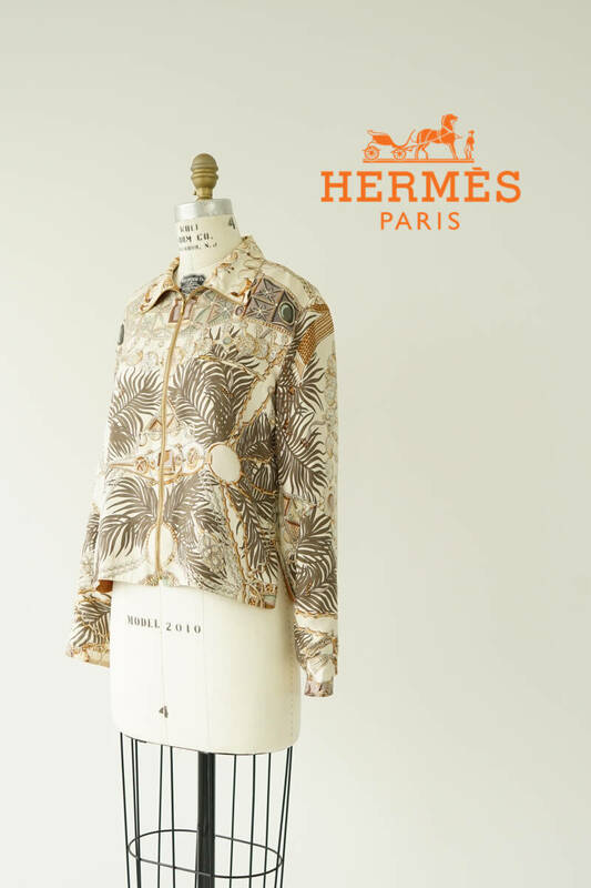 HERMES by Martin Margiela エルメス マルタン マルジェラ期 シルク ジャケット size 不明 0511954