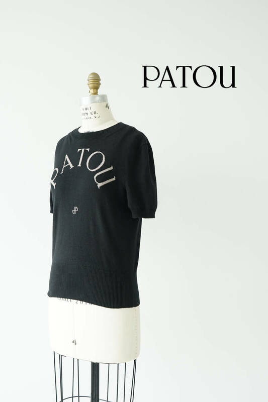 PATOU パトゥ 半袖 ロゴ ニット size M 0430022