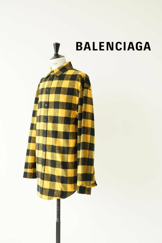 BALENCIAGA バレンシアガ オーバー ネルシャツ size 38 0521