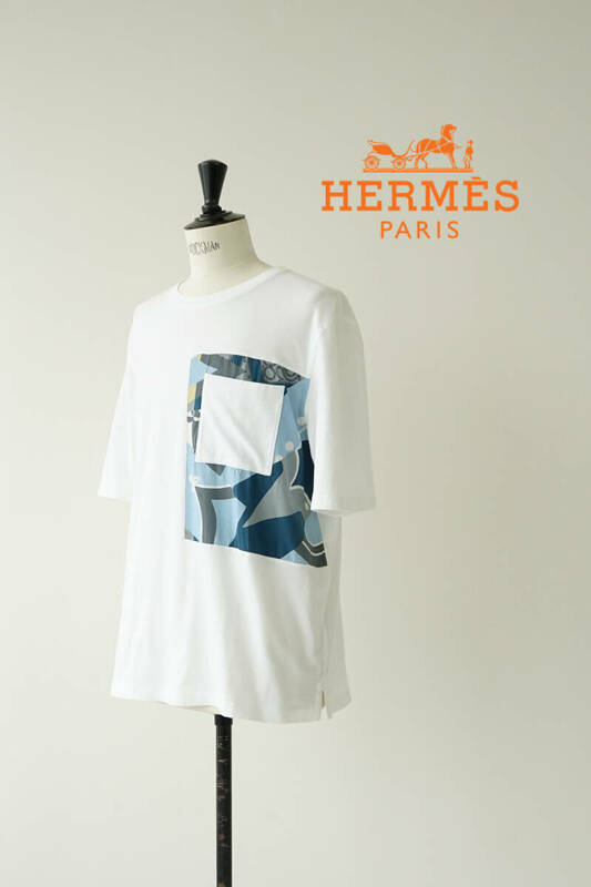 2022W HERMES Zouaves and Dragons エルメス Tシャツ size L 0522682