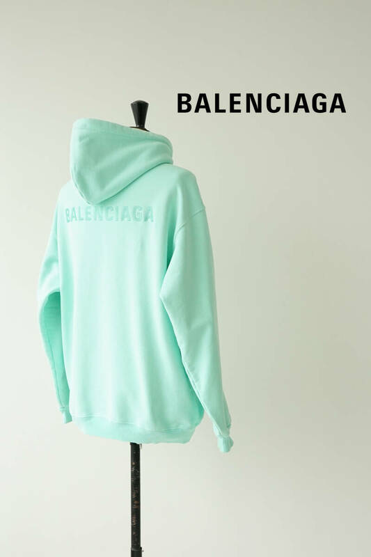 2021AW BALENCIAGA バレンシアガ バックロゴ パーカー size XS 600583 0522053