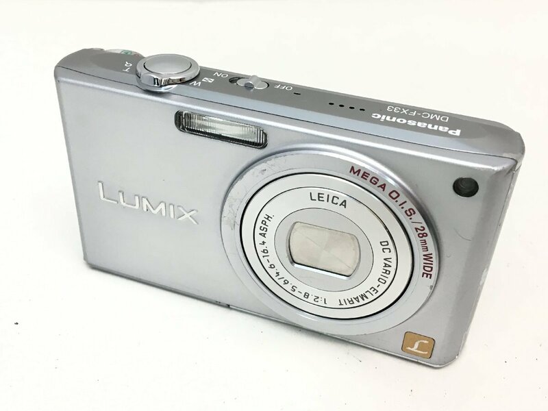 Panasonic LUMIX DMC-FX33 / LEICA DC VARIO-ELMARIT 1:2.8-5.6/4.6-16.4 コンパクト デジタルカメラ ジャンク 中古【UW050031】