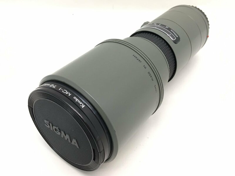 SIGMA AF TELE 1:5.6 400mm 一眼レフカメラ用レンズ フード付き ジャンク 中古【UW050397】