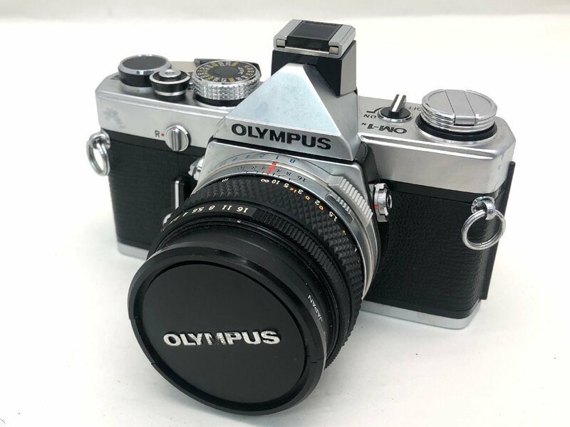 OLYMPUS OM-1 / F.ZUIKO AUTO-S 1:1.8 f=50mm 一眼レフカメラ ジャンク 中古【UW050517】
