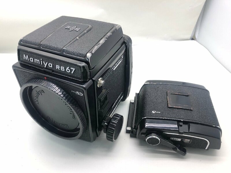 Mamiya RB67 PROFESSIONAL SD / Mamiya K/L 1:3.5 f=75mm L 中判カメラ 付属品付き ジャンク 中古【UW050467】