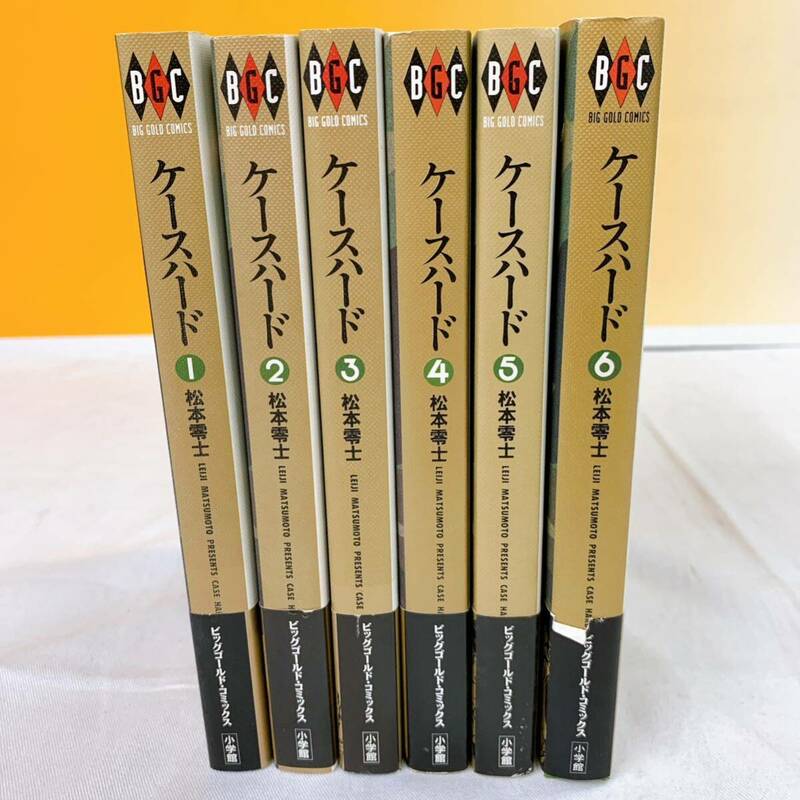 G4-T5/22 ケースハード　松本零士　全６巻　全初版　帯付　ビッグゴールド・コミックス