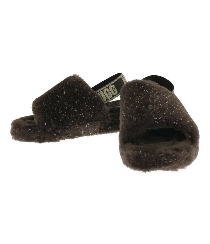 アグ 厚底ボアサンダル FLUFF YEAH METALLIC SPARKLE 1125232 レディース 23 M UGG