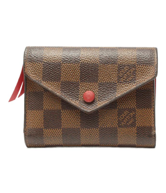 ルイヴィトン 三つ折り財布 ポルトフォイユヴィクトリーヌ N41659 モノグラム レディース Louis Vuitton