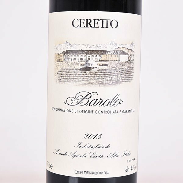 ★チェレット バローロ 2015年 赤 750ml 14.5% イタリア Ceretto F020319