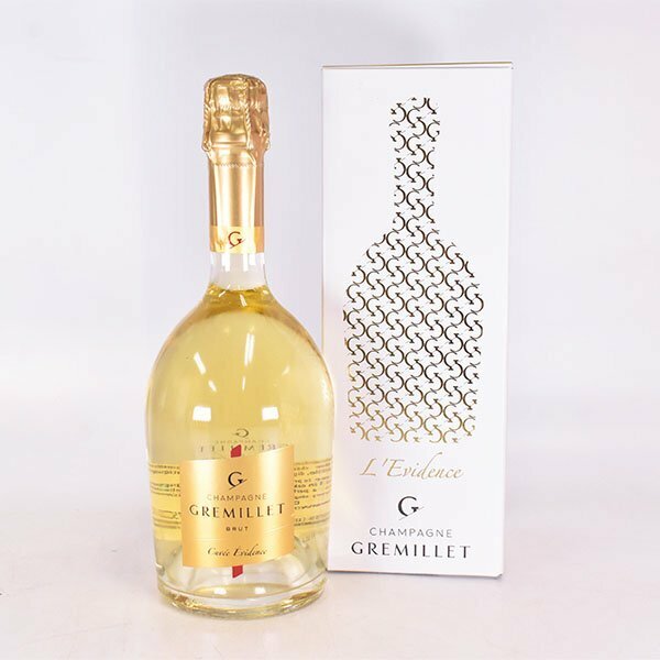 ★グルミエ キュヴェ エヴィデンス ブリュット ＊箱付 750ml 12.5% シャンパーニュ エヴィダンス Gremillet F021031