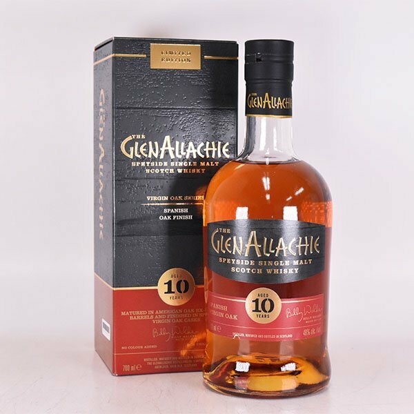 ★グレンアラヒー 10年 スパニッシュヴァージン オーク ＊箱付 ※ 700ml 48% スペイサイド Glen Allachie F020363