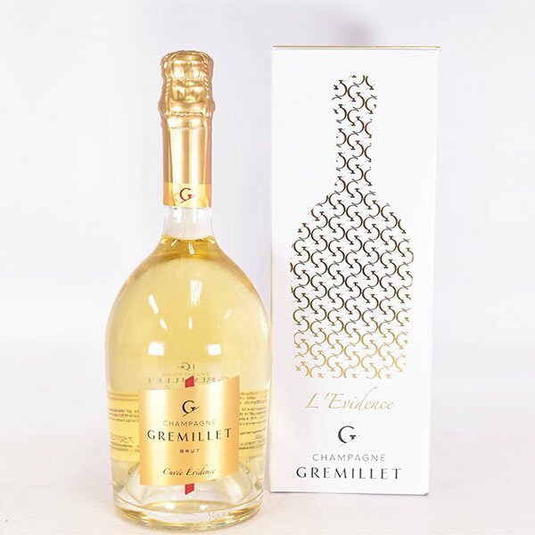 ★グルミエ キュヴェ エヴィデンス ブリュット ＊箱付 750ml 12.5% シャンパーニュ エヴィダンス Gremillet F021032