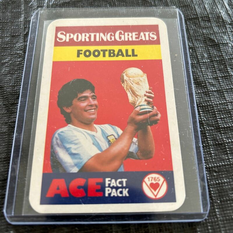 レア　1988 Ace Fact Pack Sporting Greats Football Diego Maradona メキシコワールドカップ優勝　ディエゴマラドーナ　アルゼンチン代表