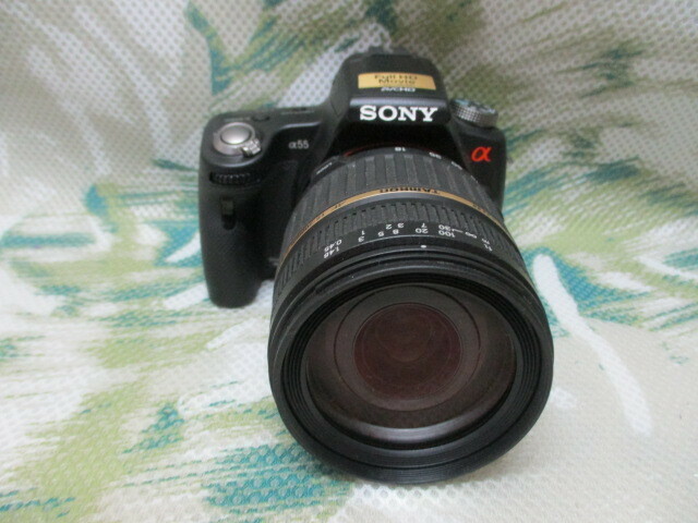 SONY ソニー α55 SLT-A55V デジタル一眼レフカメラ/レンズ TAMRON ASPHERICAL LD XR DiⅡ ジャンク
