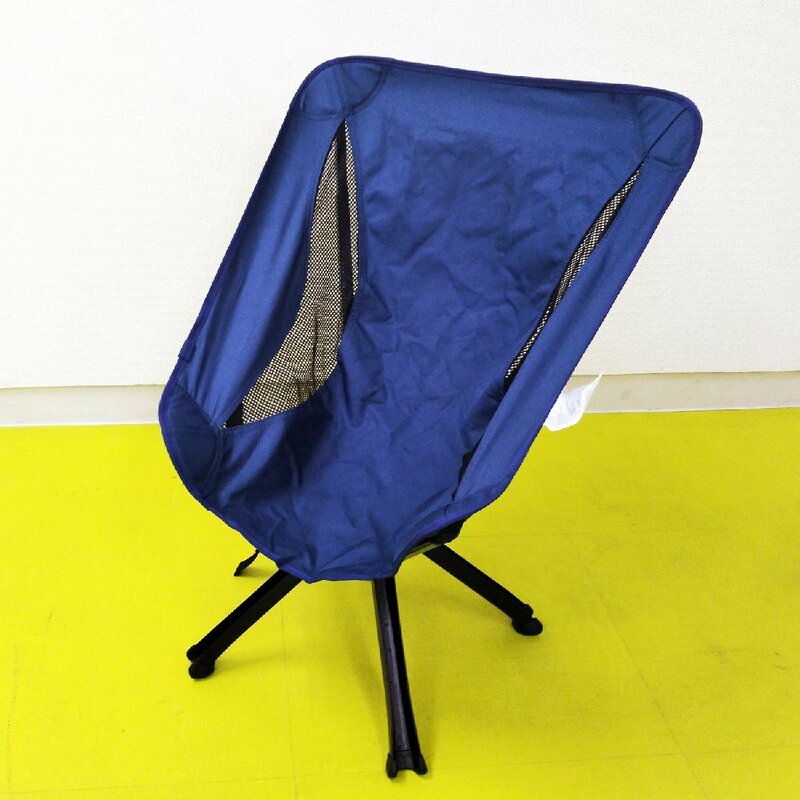 訳あり 即決あり キャンプ用品 アウトドア用品 コンパクトチェア 椅子 ブルー