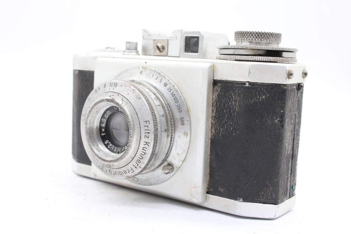 【訳あり品】 Fritz Kuhnert Freiburg/Br Elor 4cm F2.8 カメラ v1383