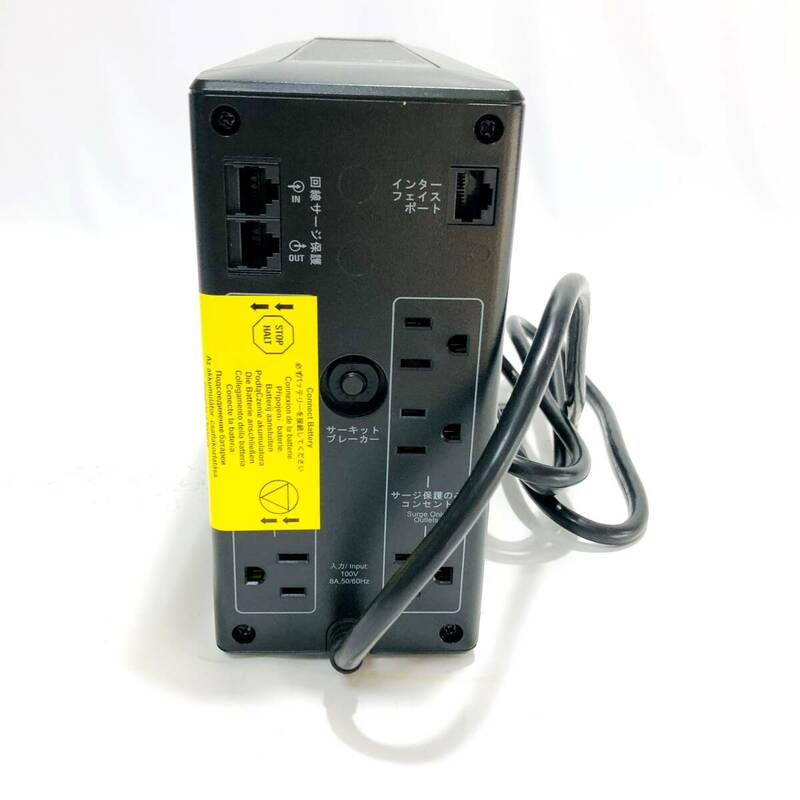 ☆8213☆ APC RS 550VA Sinewave Battery Backup 100V バックアップソリューション エーピーシー 無停電電源装置 周辺機器