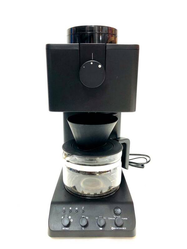 ☆8214☆ ツインバード 全自動コーヒーメーカー CM-D457B コーヒー ドリップ 全自動 メーカー 家電 通電確認済み コーヒーメーカー
