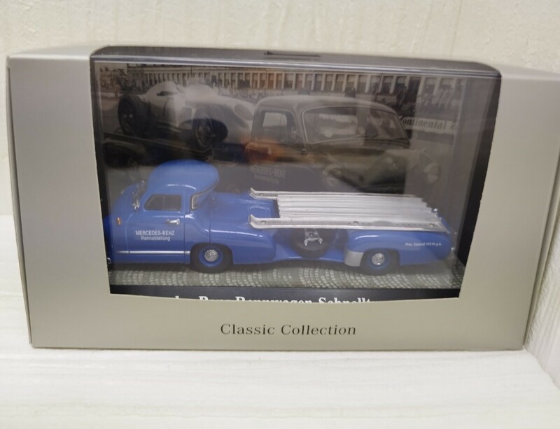 EBBRO / Mercedes Classic Collection1/43 Mercedes-Benz Rennwagen-Schnelltransporter1/43 メルセデスベンツ トランスポーター