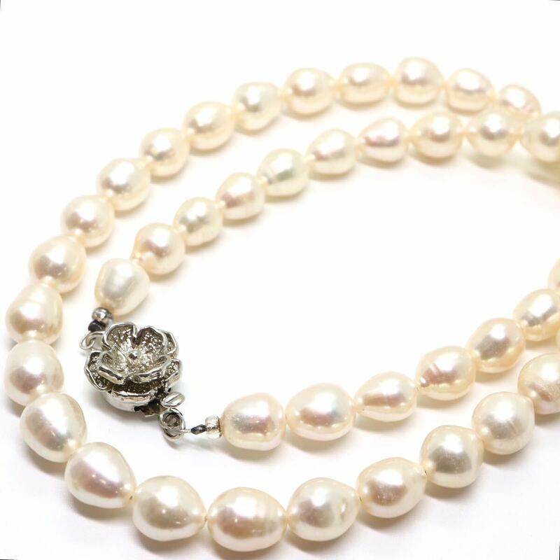 《本真珠ネックレス》J 32.2g 約43.5cm pearl パール necklace ジュエリー jewelry DA0/DA0