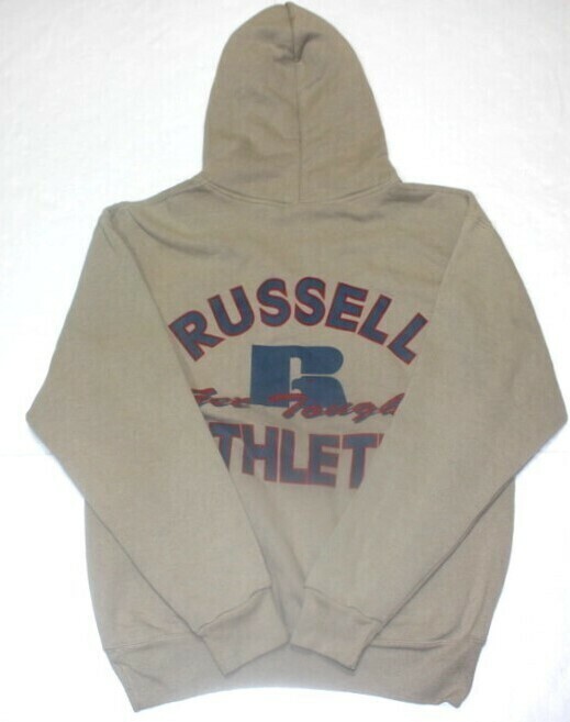 ★RUSSELL ATHLETIC★ラッセルヘンリーーネックパーカーMADE IN USA MサイズヴィンテージUSED!!!