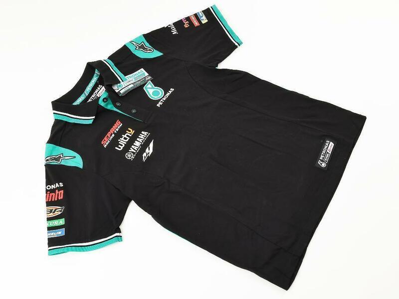 ★【PETRONAS YAMAHA SRT】MotoGP ポロシャツ【XL】（検：20 クアルタラロ 46 ロッシ ペトロナス）